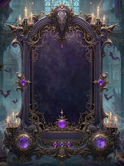 Gothic Fantasy Mirror Poster.