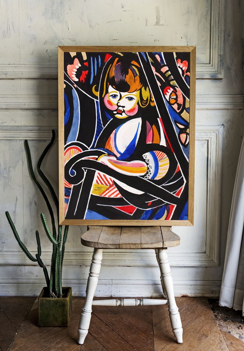 Child Rocker (ca.1916) painting high. room preview