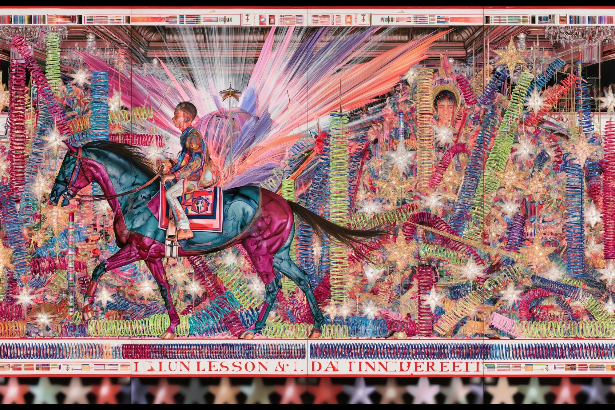 Carnival Horse Surrealism Poster. poster — illustration art