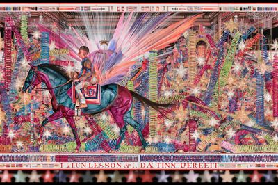 Carnival Horse Surrealism Poster.