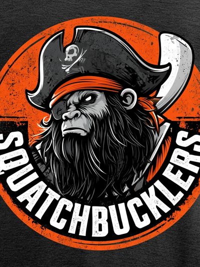 Squatchbucklers Pirate Ape Print.