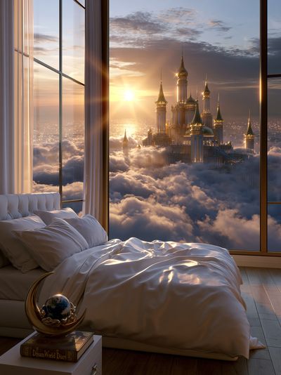 Cloud Palace Sunrise Print. poster