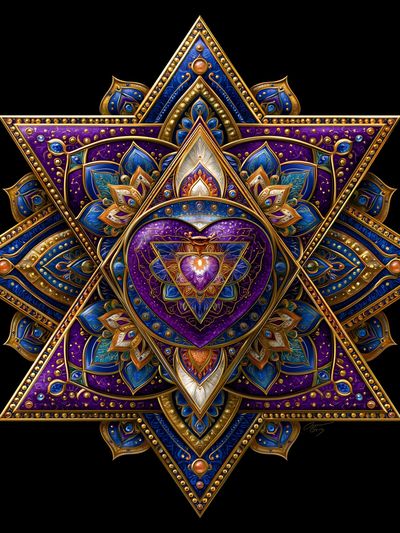 Sacred Geometric Mandala Print. poster print