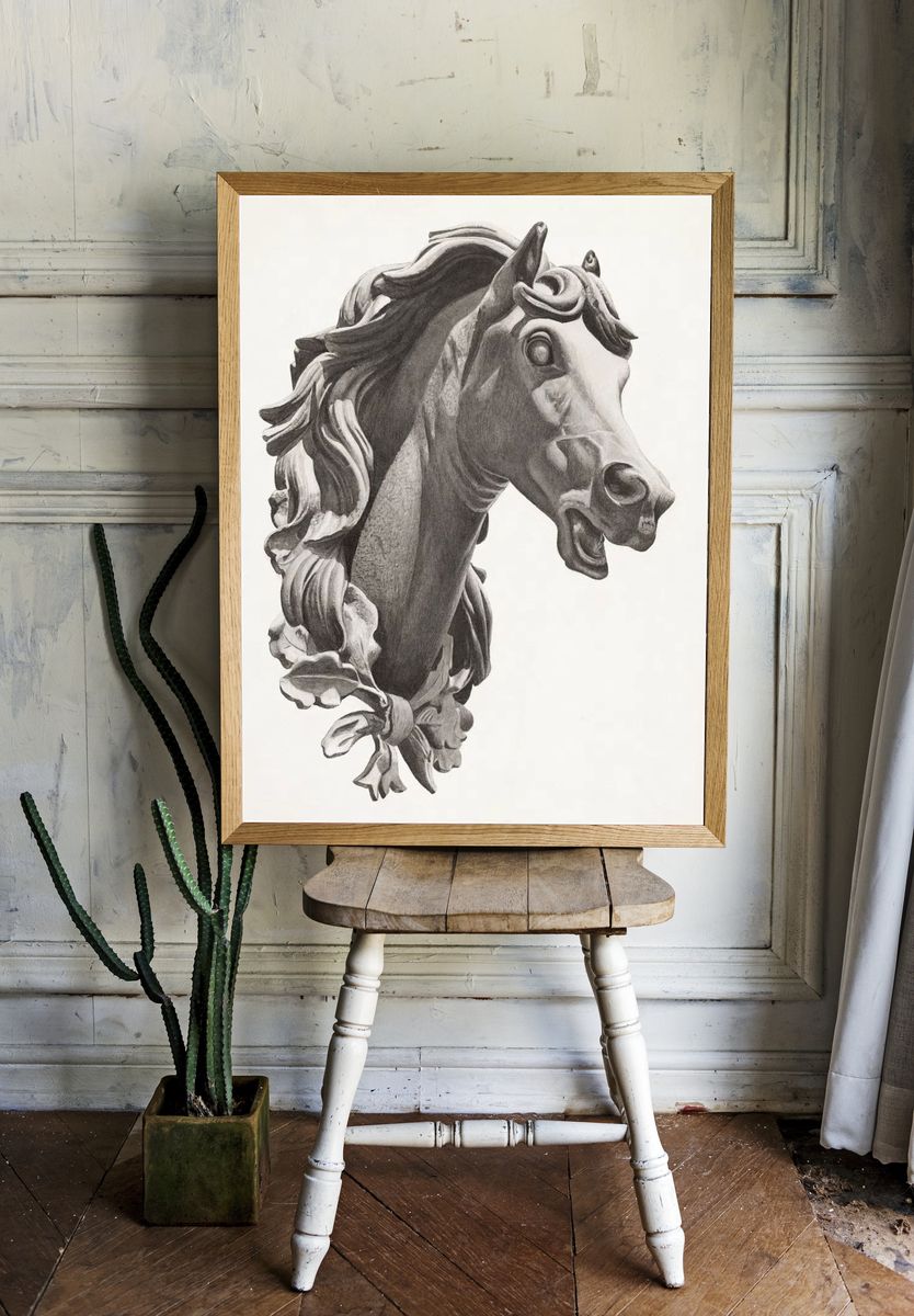 Decorative Horse's Head (ca.1938) Albert. — room view 1