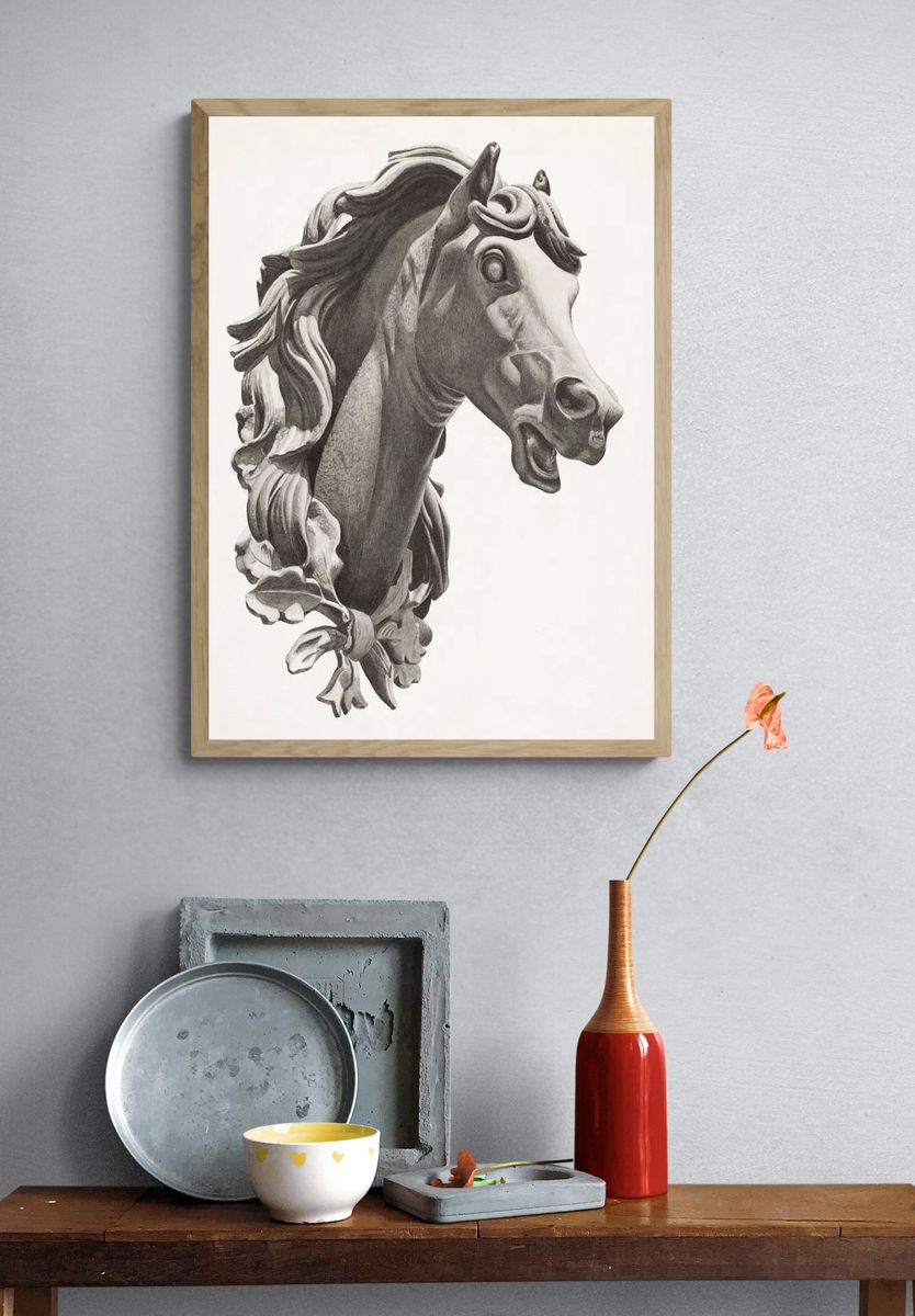 Decorative Horse's Head (ca.1938) Albert. — room view 3