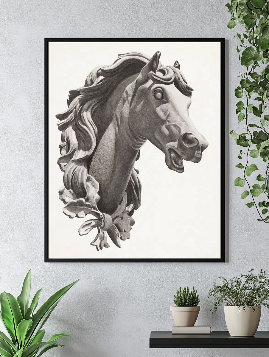 Decorative Horse's Head (ca.1938) Albert. — room view 4
