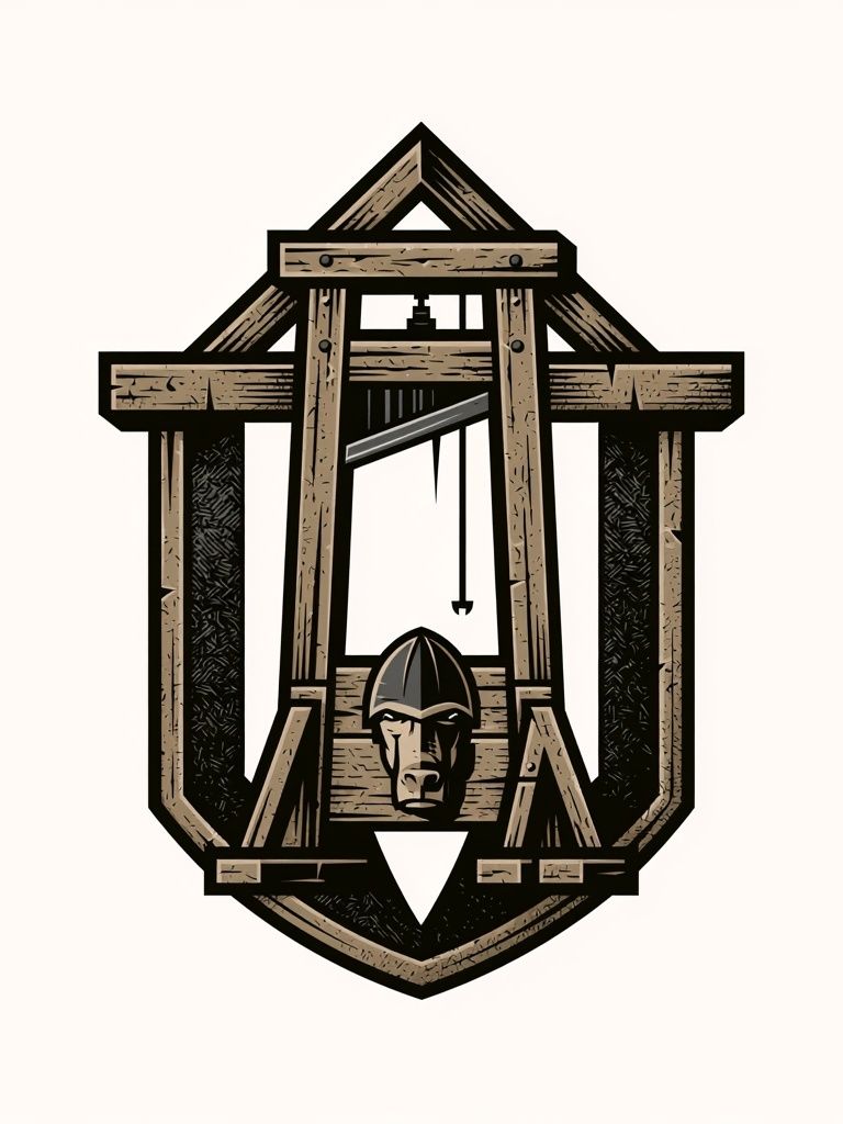 Medieval Siege Engine Illustration Poster. poster — illustration art