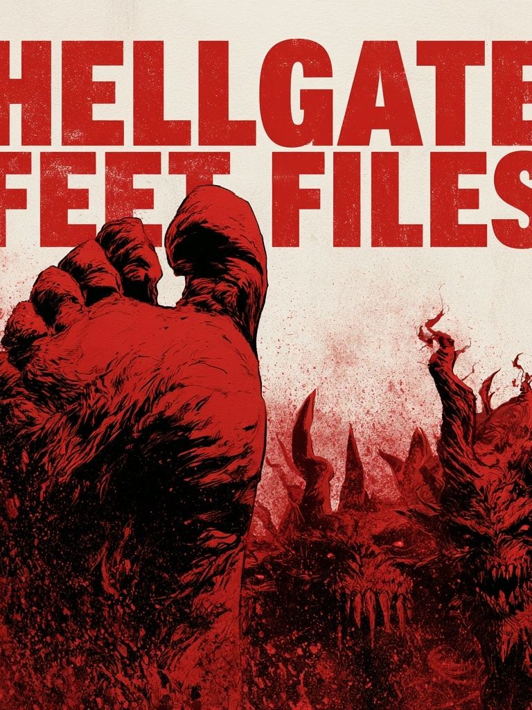 Hellgate Feet Files Horror Poster. poster detail