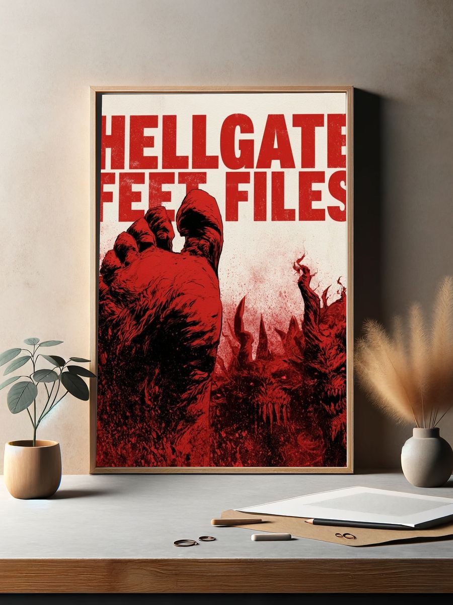 Hellgate Feet Files Horror Poster. — room view 2