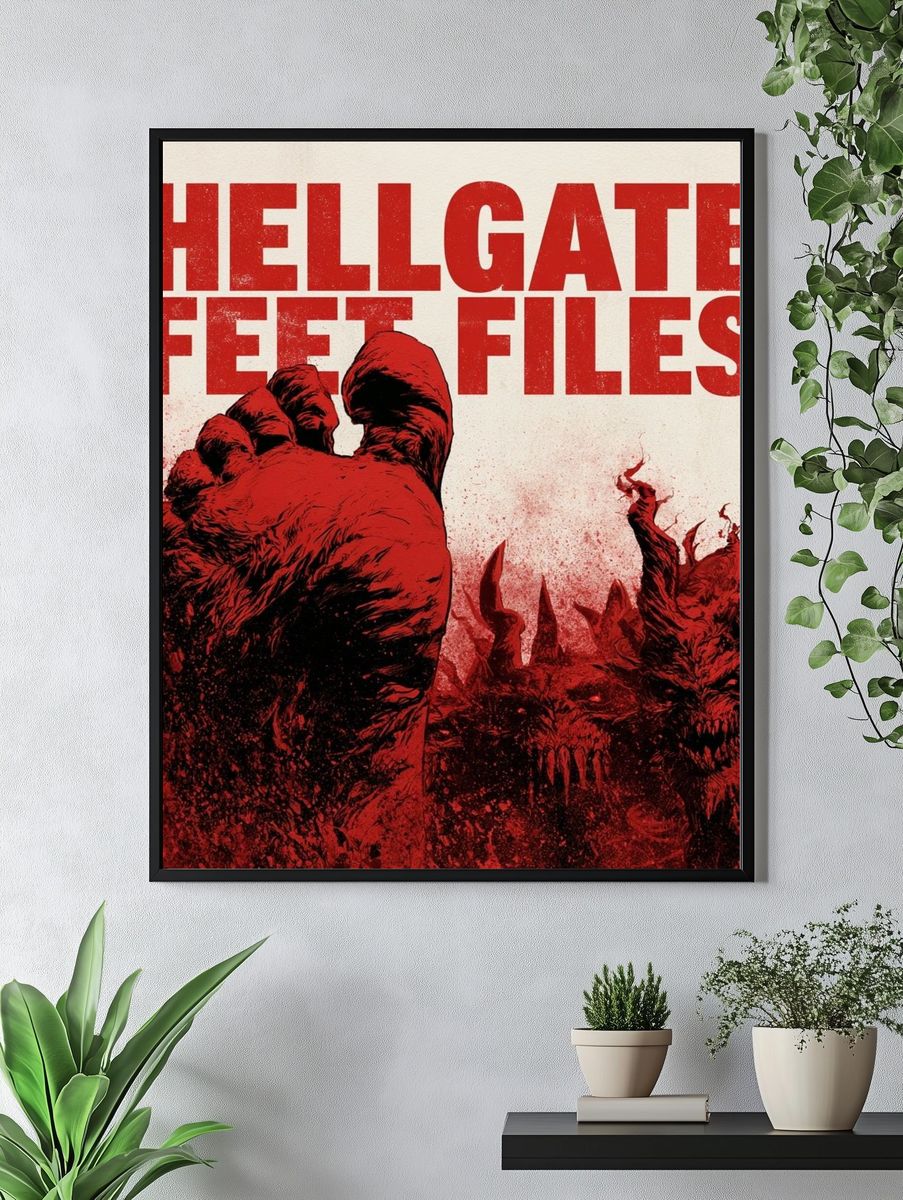 Hellgate Feet Files Horror Poster. — room view 4