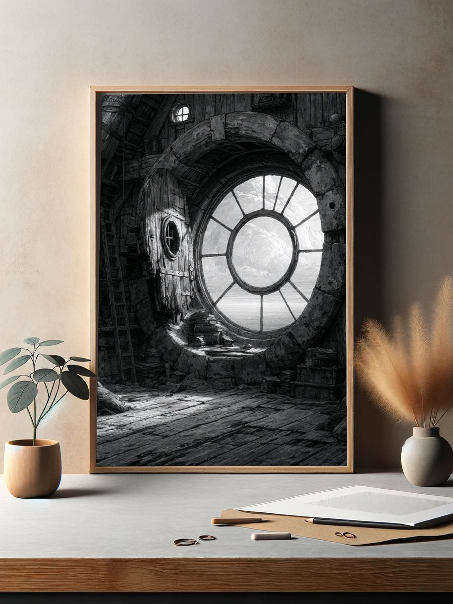 Clapping Hands Sketch Poster. — room view 2