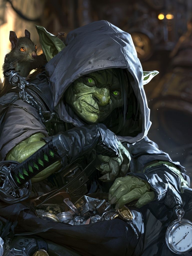 Goblin Rogue Fantasy Poster. poster — illustration art