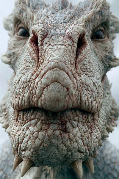 Dragon Close-Up Photography Poster.