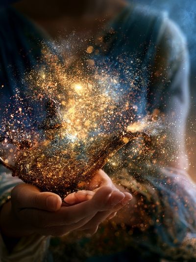 Magic Lamp Digital Art Print.