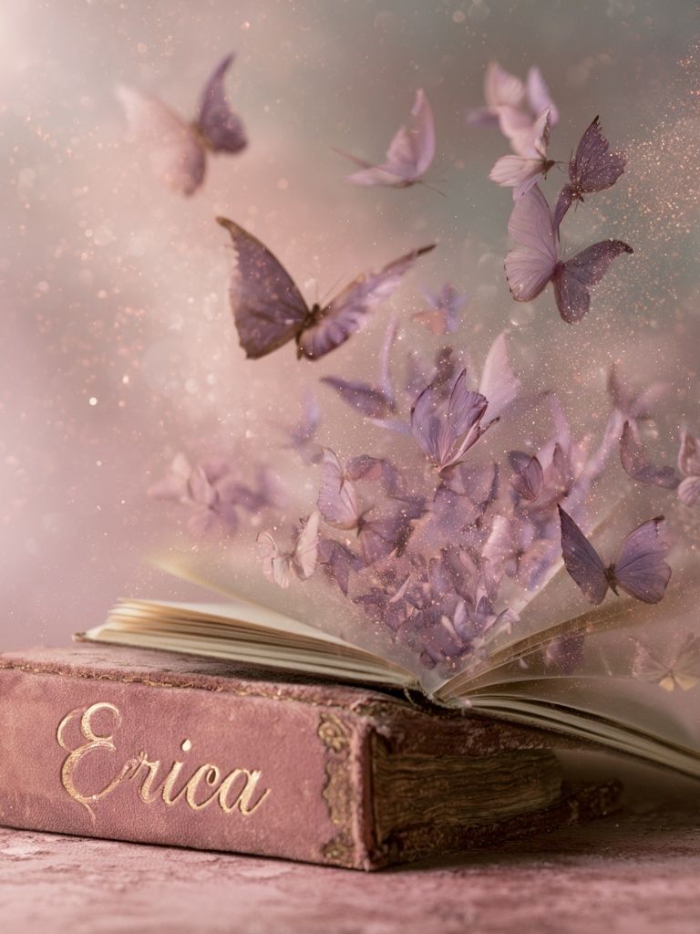 Butterfly Book Dreamscape Illustration Print. poster detail