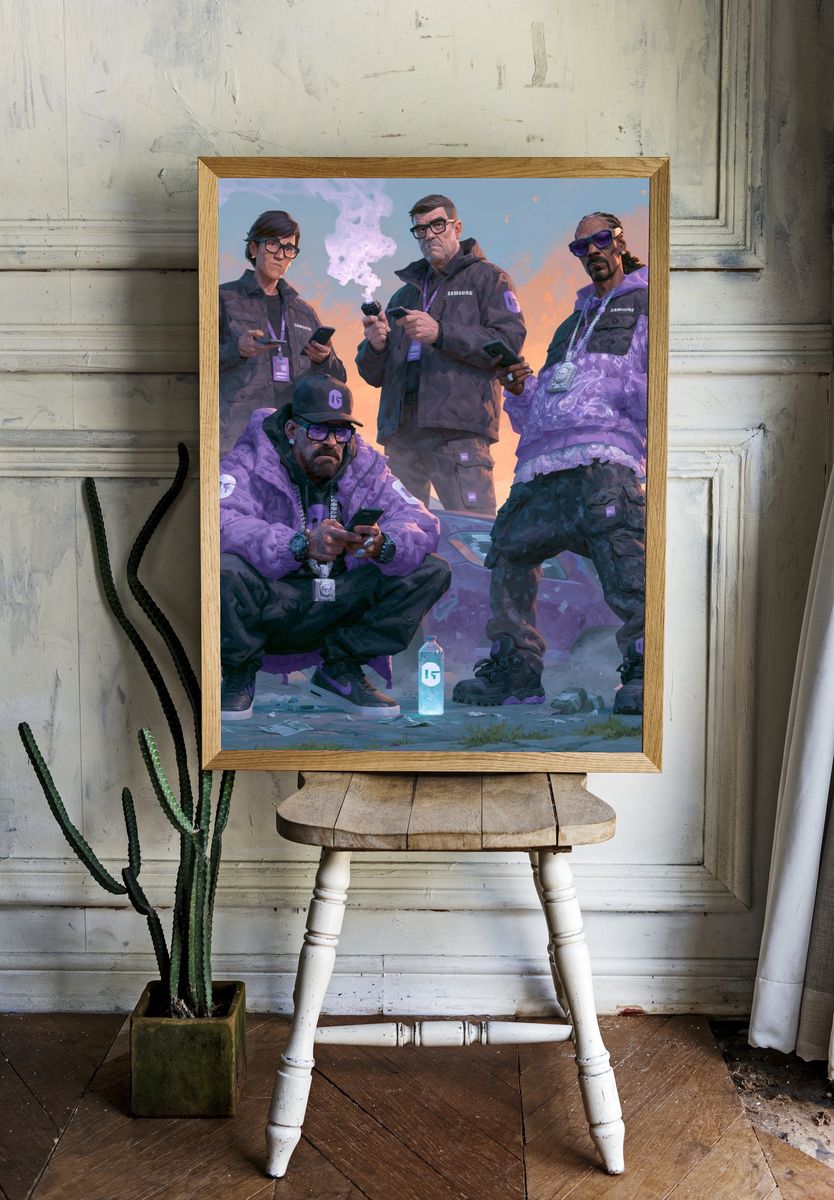 GTA Crew Street Art Poster. room preview