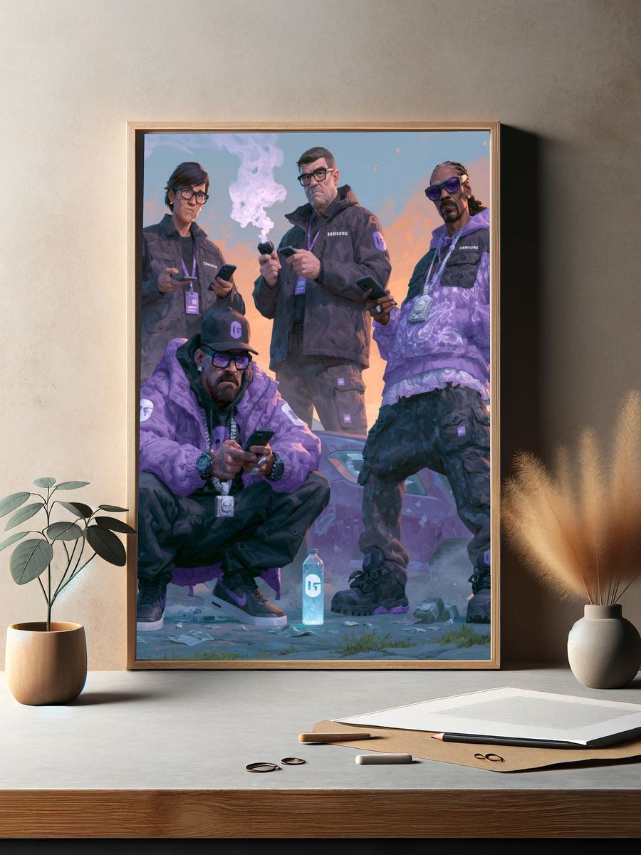 GTA Crew Street Art Poster. — room view 2