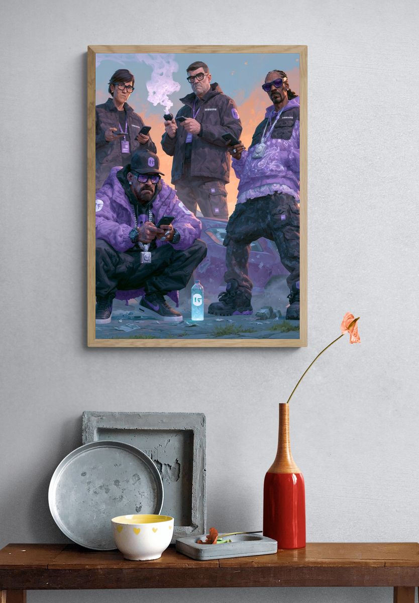 GTA Crew Street Art Poster. — room view 3
