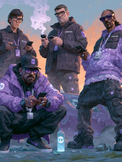 GTA Crew Street Art Poster. poster