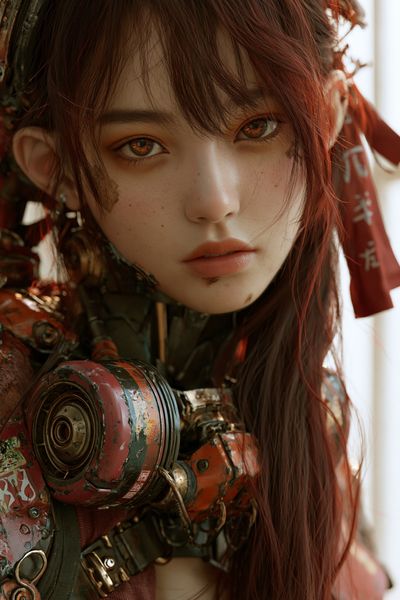 Cyberpunk Portrait Poster.