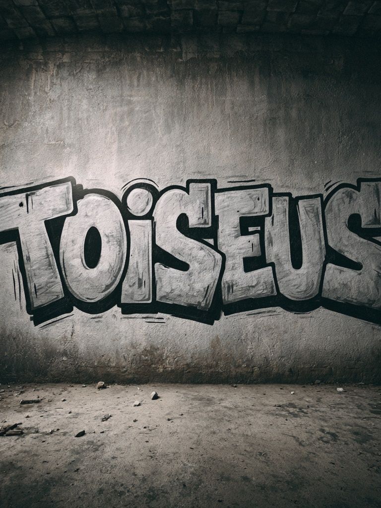 Toiseus Graffiti Poster. poster detail