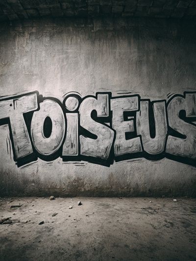 Toiseus Graffiti Poster.