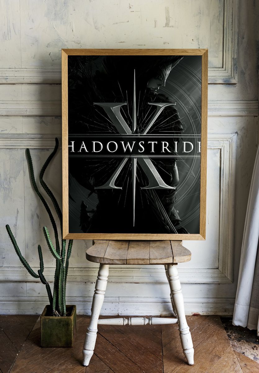 Shadowstrider Fantasy Illustration Poster. — room view 1