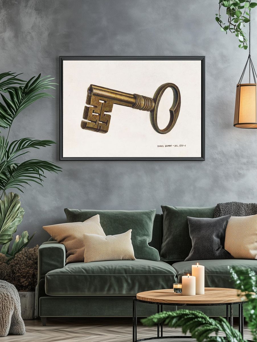 Brass Key (ca. 1940) D.J. — room view 4