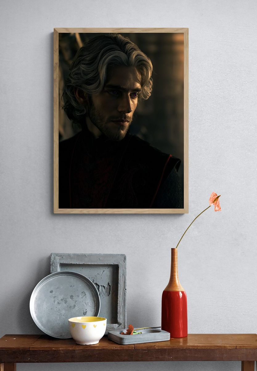 Dark Fantasy Portrait Print. — room view 3