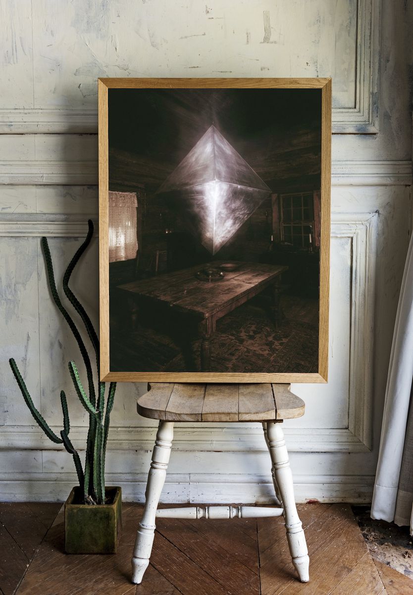 Floating Crystal Chamber Poster. room preview