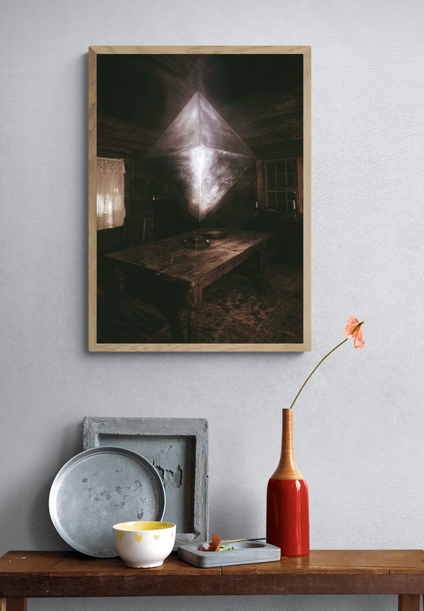 Floating Crystal Chamber Poster. — room view 3