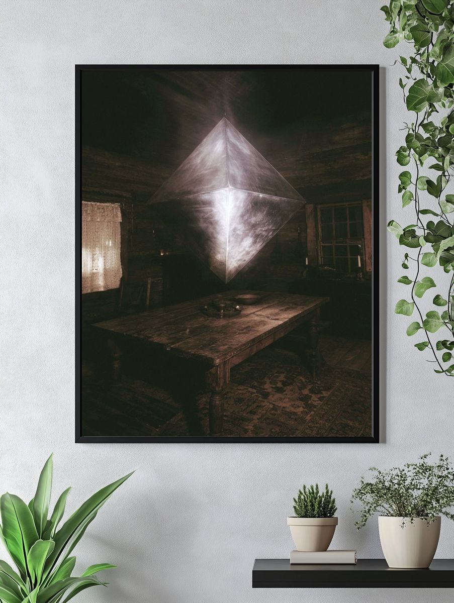 Floating Crystal Chamber Poster. — room view 4