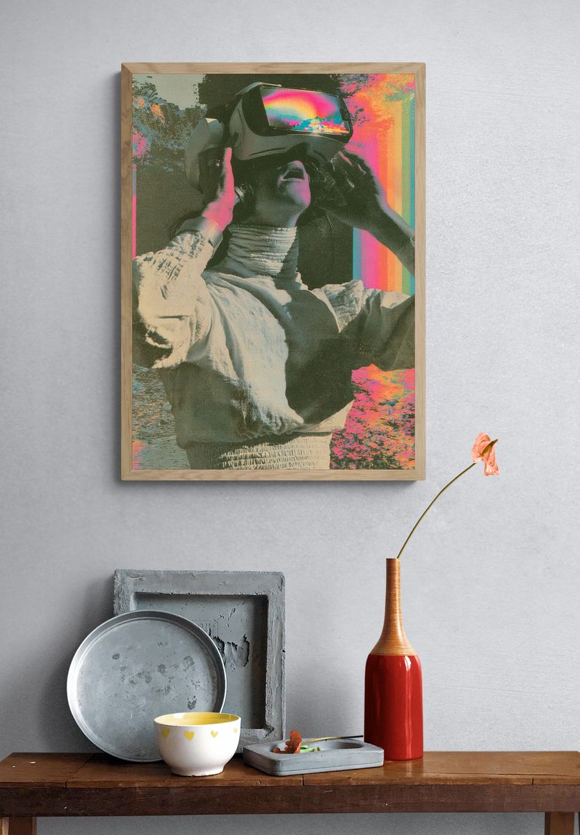 Retro VR Dreamscape Poster. — room view 3