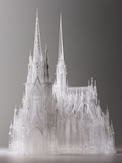 Crystal Cathedral Fantasy Print.