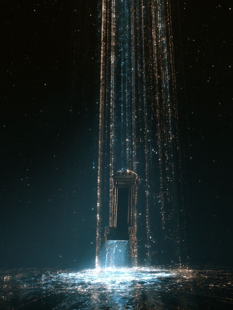 Cosmic Throne Digital Art Poster. poster — illustration art