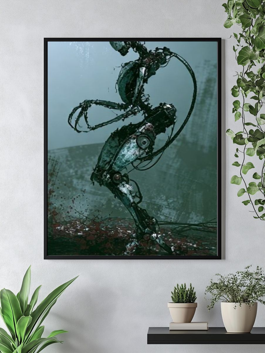 Enchanted Neon Conservatory Poster. — room view 4