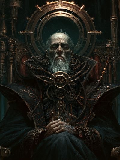 Steampunk Oracle Portrait Poster. poster