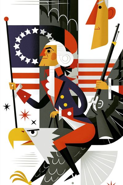 Number 5 Construction Poster. poster