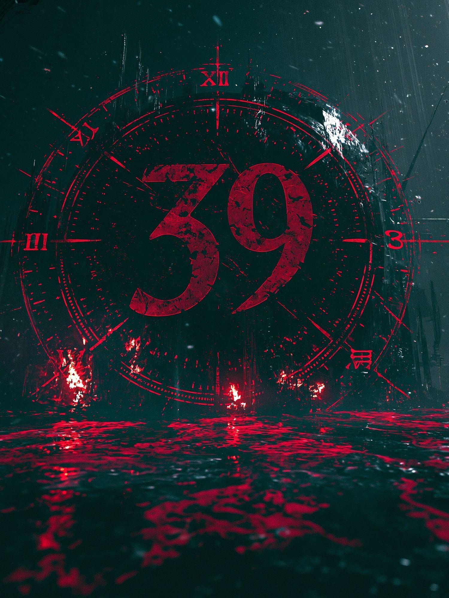 39 Dark Clock Poster. poster detail