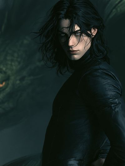 Dark Fantasy Portrait Poster.