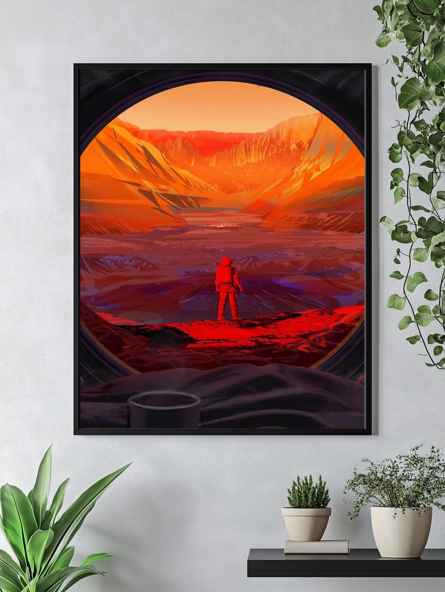 NASA Astronaut Stands Mars (2020). — room view 4