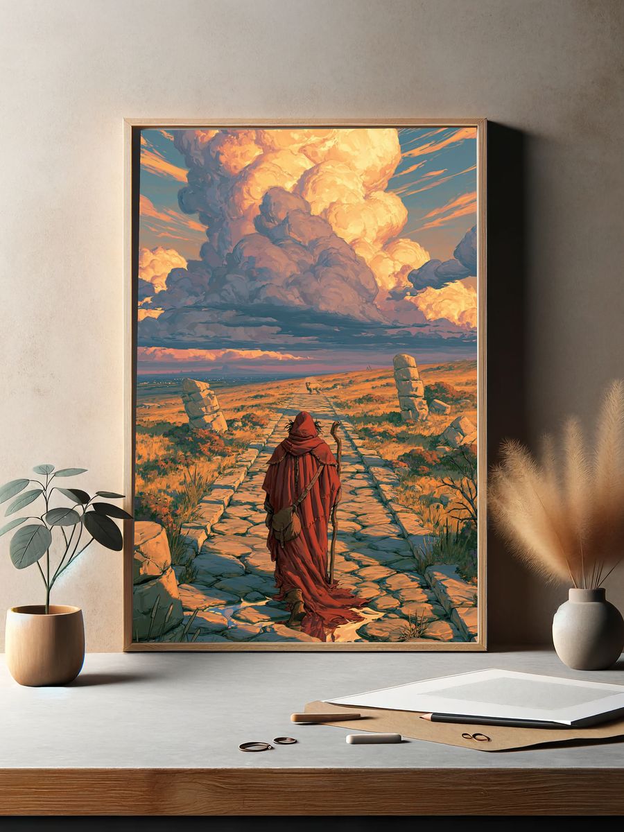 Roving Wanderer Fantasy Poster. — room view 2