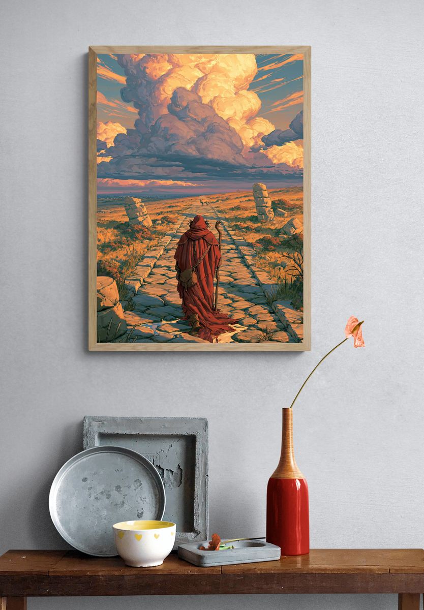 Roving Wanderer Fantasy Poster. — room view 3