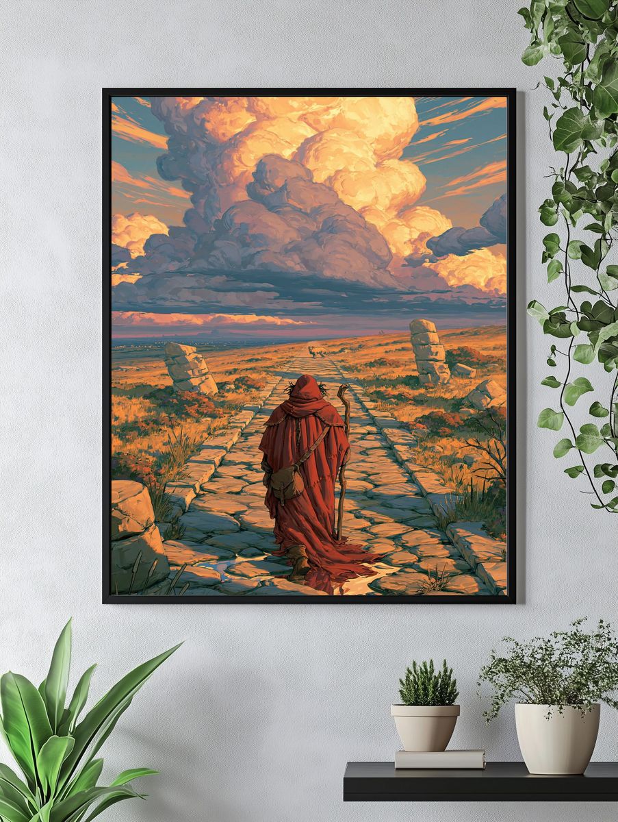 Roving Wanderer Fantasy Poster. — room view 4