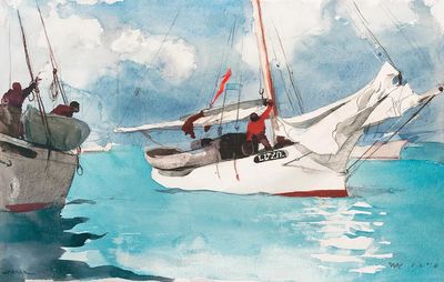 Fishing Boats, Key West (1903). poster