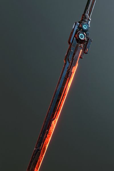 Futuristic Energy Blade Poster. poster