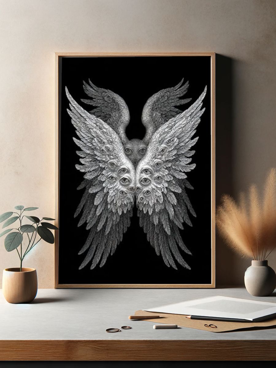 Crystal Horizon Surrealism Poster. — room view 2