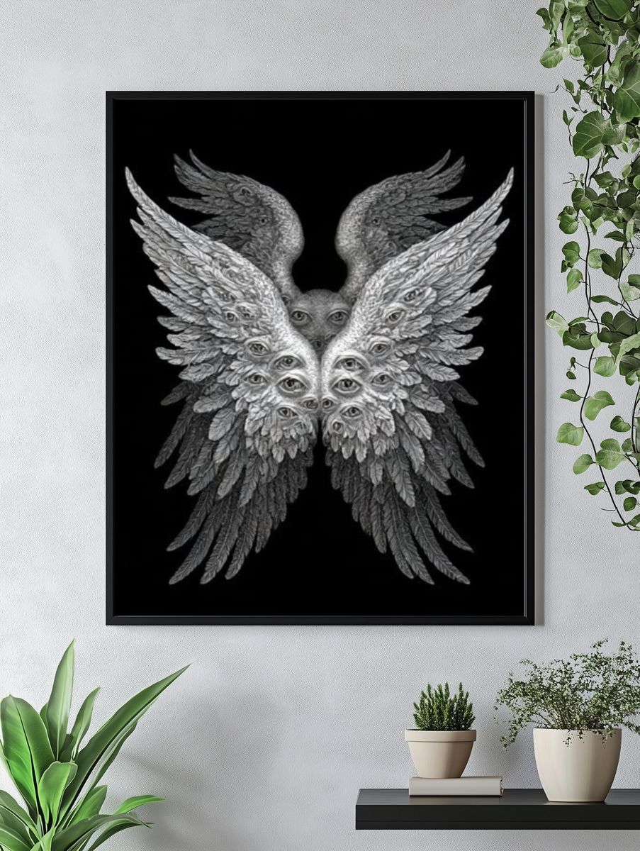 Crystal Horizon Surrealism Poster. — room view 4