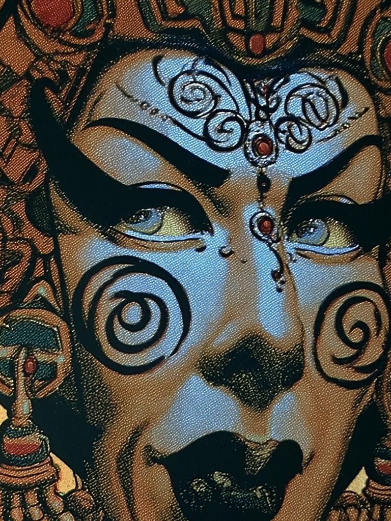 Mystic Mask Surrealism Print. poster detail