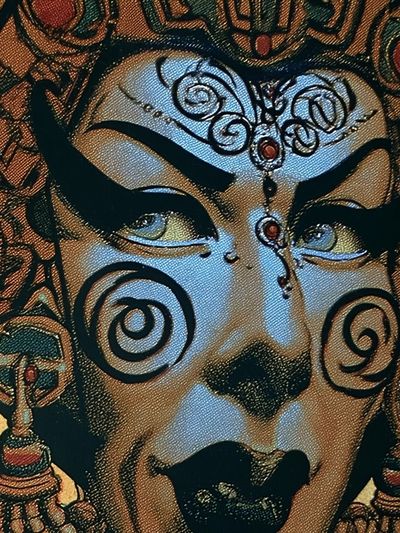 Mystic Mask Surrealism Print.